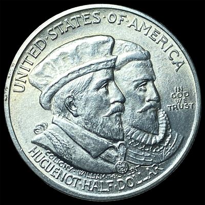 1924 Silver Huguenot-Walloon Half Dollar GEM BU. 1924 Silver Huguenot-Walloon Half Dollar GEM BU