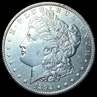1892 Morgan Silver Dollar CHOICE AU