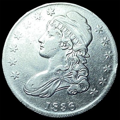 1836 Capped Bust Half Dollar CHOICE AU