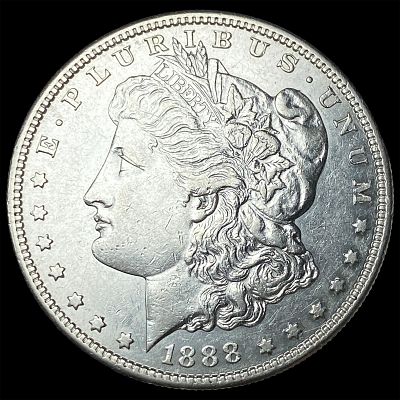 1888-S Silver Morgan Dollar CLOSELY UNCIRCULATED. 1888-S Silver Morgan Dollar CLOSELY UNCIRCULATED