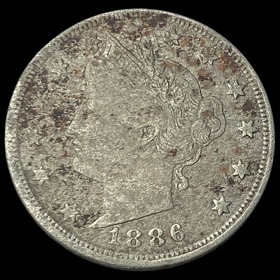 1886 Liberty Head Nickel NICELY CIRCULATED