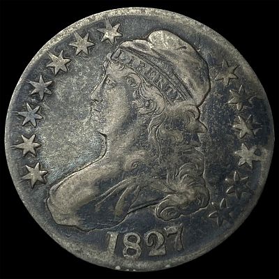 1827 Capped Bust Half Dollar LIGHTLY CIRCULATED. 1827 Capped Bust Half Dollar LIGHTLY CIRCULATED