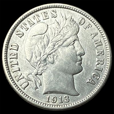 1913 Silver Barber Dime UNCIRCULATED