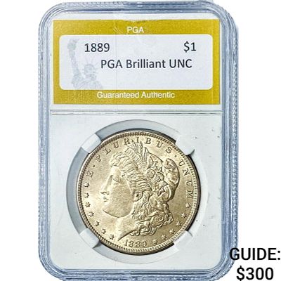 1889 Morgan Silver Dollar PGA Brilliant UNC
