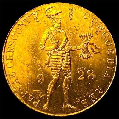 1928 Netherlands Gold Ducat .1104oz UNCIRCULATED. 1928 Netherlands Gold Ducat .1104oz UNCIRCULATED