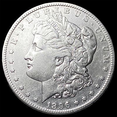 1896-S Silver Morgan Dollar NEARLY UNCIRCULATED. 1896-S Silver Morgan Dollar NEARLY UNCIRCULATED