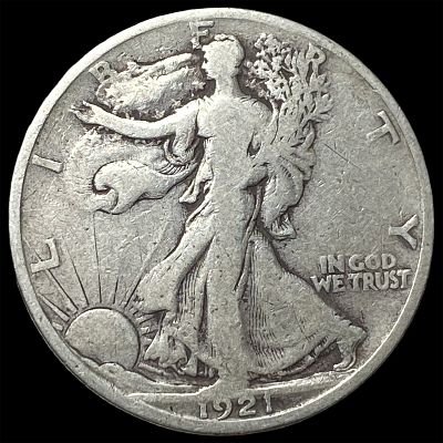 1921-S Silver Walking Liberty Half Dollar NICELY CIRCULATED. 1921-S Silver Walking Liberty Half 