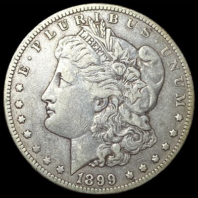 1899-O Micro O Silver Morgan Dollar ABOUT UNCIRCULATED. 1899-O Micro O Silver Morgan Dollar 