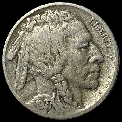 1927-S Buffalo Nickel LIGHTLY CIRCULATED