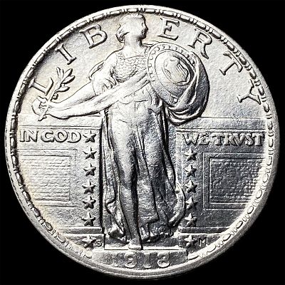 1918-S Silver Standing Liberty Quarter UNCIRCULATED. 1918-S Silver Standing Liberty Quarter 