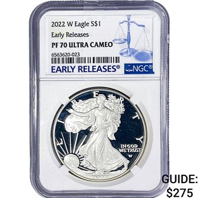 2022-W Silver Eagle NGC PF70 Ultra Cameo