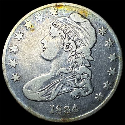 1834 Capped Bust Half Dollar LIGHTLY CIRCULATED. 1834 Capped Bust Half Dollar LIGHTLY CIRCULATED