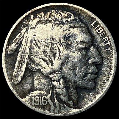 1916-D Buffalo Nickel NEARLY UNCIRCULATED