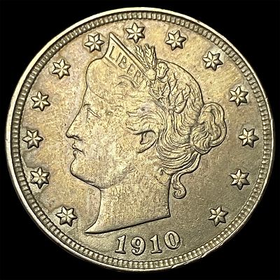 1910 Liberty Head Nickel CLOSELY UNCIRCULATED