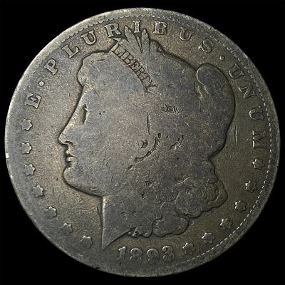 1893-CC Silver Morgan Dollar LIGHTLY CIRCULATED. 1893-CC Silver Morgan Dollar LIGHTLY CIRCULATED