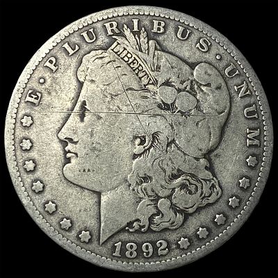 1892-S Silver Morgan Dollar LIGHTLY CIRCULATED. 1892-S Silver Morgan Dollar LIGHTLY CIRCULATED