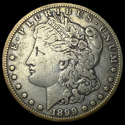 1899-S Silver Morgan Dollar NEARLY UNCIRCULATED. 1899-S Silver Morgan Dollar NEARLY UNCIRCULATED