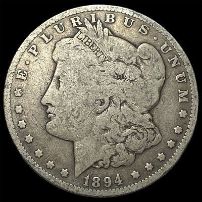 1894-O Silver Morgan Dollar ABOUT UNCIRCULATED. 1894-O Silver Morgan Dollar ABOUT UNCIRCULATED
