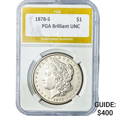 1878-S Morgan Silver Dollar PGA Brilliant UNC