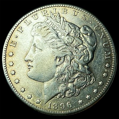 1896-S Silver Morgan Dollar CLOSELY UNCIRCULATED. 1896-S Silver Morgan Dollar CLOSELY UNCIRCULATED
