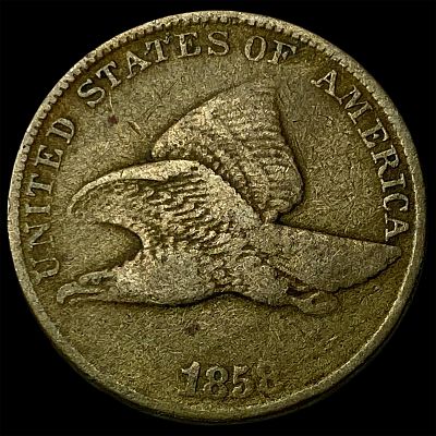 1858 Flying Eagle Cent LIGHTLY CIRCULATED