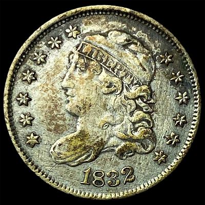 1832 Capped Bust Half Dime CLOSELY UNCIRCULATED. 1832 Capped Bust Half Dime CLOSELY UNCIRCULATED
