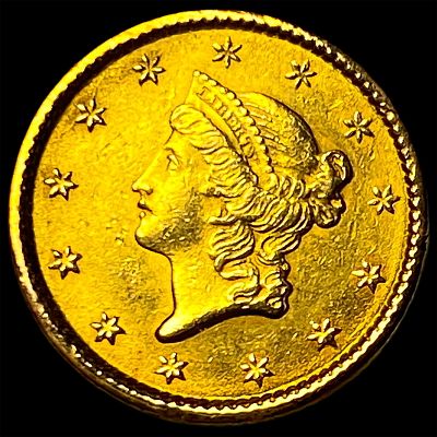1853 Gold $1 Liberty Head Type 1 UNCIRCULATED