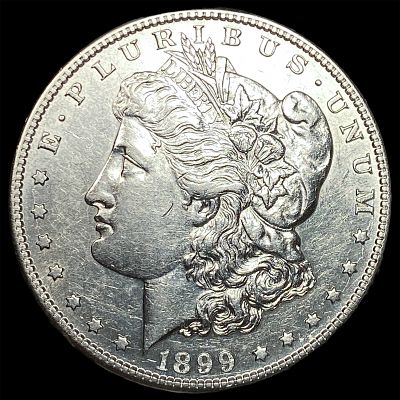 1899-S Silver Morgan Dollar CHOICE AU