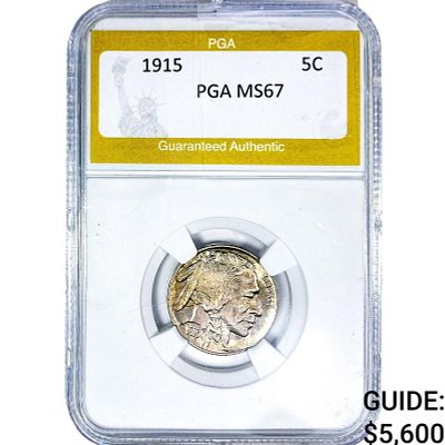 1915 Buffalo Nickel PGA MS67