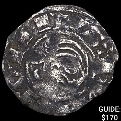Crusades Anitoch Bohemond III Silver Denar