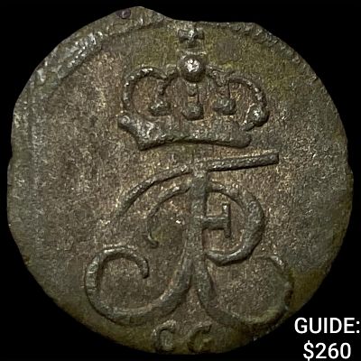 1710 German-Prussia Schilling NEARLY UNCIRCULATED