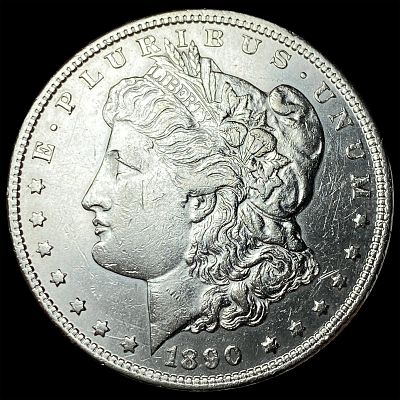 1890-CC Silver Morgan Dollar CLOSELY UNCIRCULATED