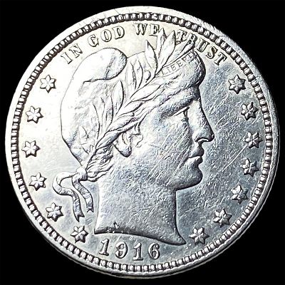 1916-D Silver Barber Quarter CLOSELY UNCIRCULATED. 1916-D Silver Barber Quarter CLOSELY UNCIRCULATED