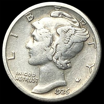 1926-S Mercury Dime LIGHTLY CIRCULATED