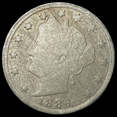 1886 Liberty Head Nickel NICELY CIRCULATED