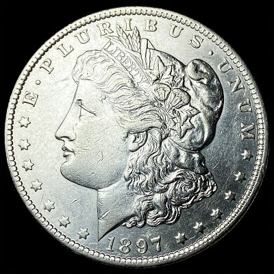 1897-O Silver Morgan Dollar CLOSELY UNCIRCULATED. 1897-O Silver Morgan Dollar CLOSELY UNCIRCULATED