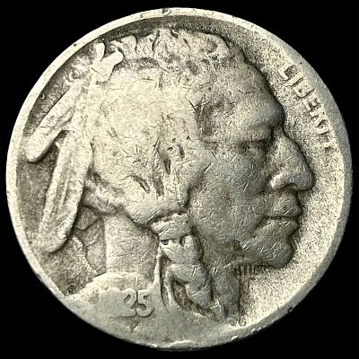 1925-S Buffalo Nickel LIGHTLY CIRCULATED