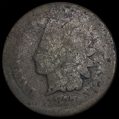 1877 Indian Head Cent NICELY CIRCULATED