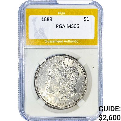 1889 Morgan Silver Dollar PGA MS66