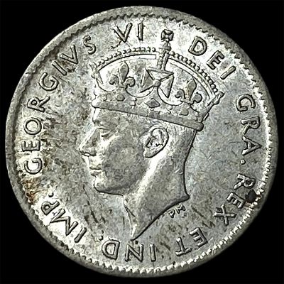 1941C Newfoundland Silver 5 Cents