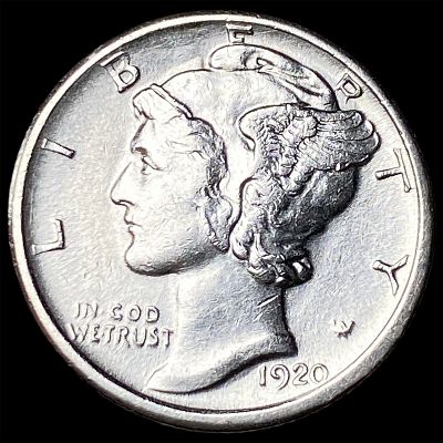 1920-S Silver Mercury Dime UNCIRCULATED