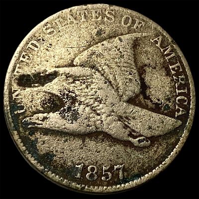 1857 Flying Eagle Cent LIGHTLY CIRCULATED