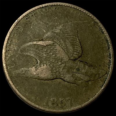 1857 Flying Eagle Cent LIGHTLY CIRCULATED