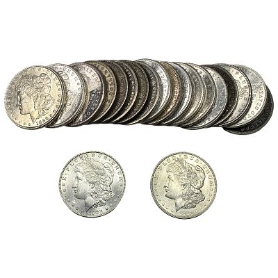 [20 Coins] 1880-1921 Morgan Silver Dollar