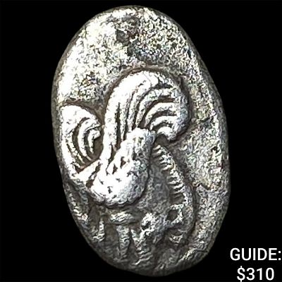 Greek Ionia Klazomenial 499-494 BC Silver Diobol