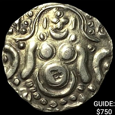 India Gangeyadeva 1015-1041 AD Electrum Stater