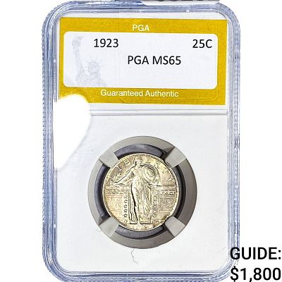 1923 Standing Liberty Quarter PGA MS65