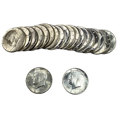 [20 Coins] 1964 Kennedy Half Dollar