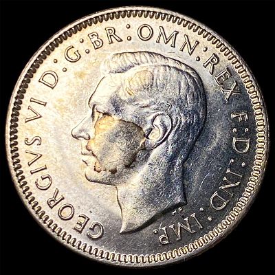 1943S Austrailia SIlver 1 Shilling