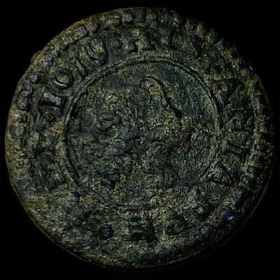 1619 Spain Philip III 1598-1621 Silver Maravedi